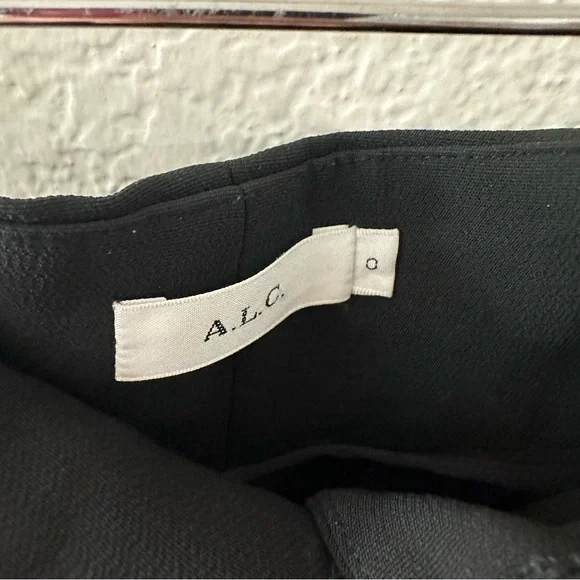 ALC Black High Waist Angelo Tapered Pants size 0